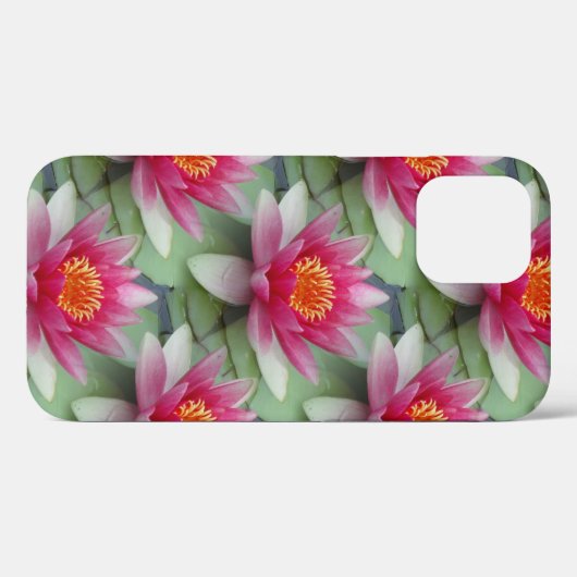 Roze Lotus Water Lily Case-Mate iPhone Case (Achterkant (horizontaal))
