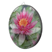 Roze Lotus Water Lily Dartbord (Voorkant Rechts)