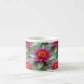 Roze Lotus Water Lily Espresso Kop (Voorkant)