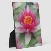 Roze Lotus Water Lily Fotoplaat (Zijkant)