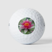 Roze Lotus Water Lily Golfballen (Voorkant)