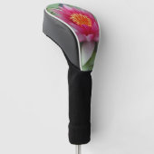 Roze Lotus Water Lily Golfheadcover (Schuin)