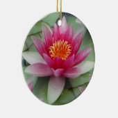 Roze Lotus Water Lily Keramisch Ornament (Rechts)