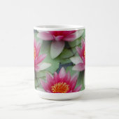 Roze Lotus Water Lily Magische Mok (Midden)