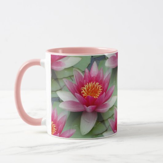Roze Lotus Water Lily Mok (Links)