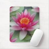 Roze Lotus Water Lily Muismat (Met muis)
