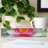 Roze Lotus Water Lily Naambordje