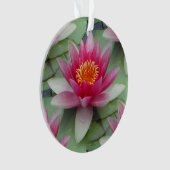 Roze Lotus Water Lily Ornament (voorkant)