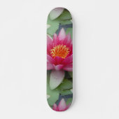 Roze Lotus Water Lily Persoonlijk Skateboard (Voorkant)
