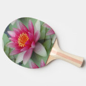 Roze Lotus Water Lily Ping Pong Paddle Tafeltennisbatje (Zijkant)