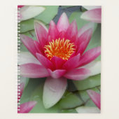 Roze Lotus Water Lily Planner (Voorkant)