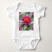 Roze Lotus Water Lily Romper (Voorkant)