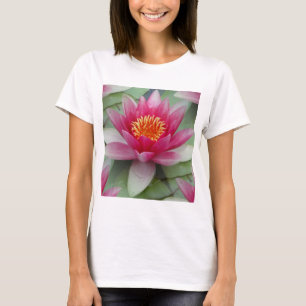 Roze Lotus Water Lily T-shirt