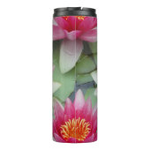 Roze Lotus Water Lily Thermosbeker (Achterkant)