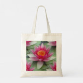 Roze Lotus Water Lily Tote Bag (Achterkant)