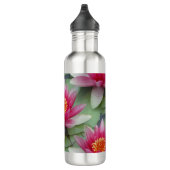 Roze Lotus Water Lily Waterfles (Rechts)