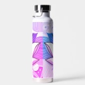 Roze Lotus Waterfles (Rechts)