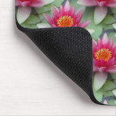 Roze Lotus Waterlelie Muismat (Hoek)