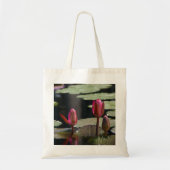 Roze Lotus Waterlilies Canvas tas (Voorkant)