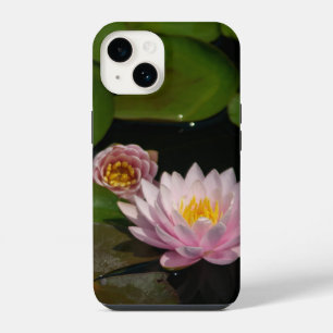 Roze Lotus Waterlilies iPhone case 14 Hoesje