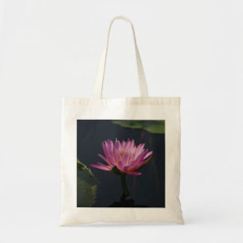 Roze Lotus Waterlily Canvas tas