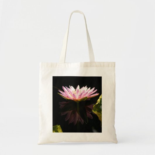 Roze Lotus Waterlily Canvas tas (Voorkant)