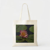 Roze Lotus Waterlily Canvas tas (Voorkant)