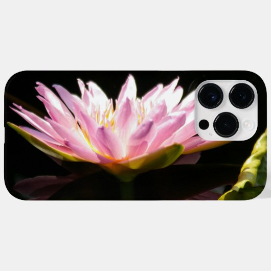 Roze Lotus Waterlily Case-Mate iPhone Case (Achterkant (horizontaal))