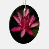 Roze Lotus Waterlily Flower Ornament (Rechts)