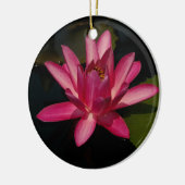 Roze Lotus Waterlily Flower Ornament (Links)