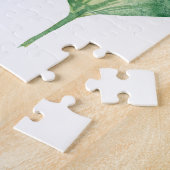 Roze Lotus Waterverf Rand Legpuzzel (Zijkant)