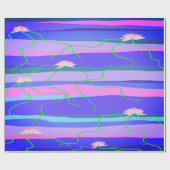 Roze Lotus Wrapping Paper Cadeaupapier (Vlak)