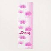 Roze Lotus Yoga Mat (Achterkant)