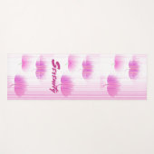 Roze Lotus Yoga Mat (Voorkant (horizontaal))
