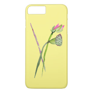 Roze Lotus Zen flower Buddhist Art iPhone 8/7 Plus Hoesje