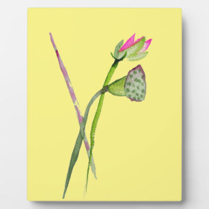 Roze Lotus Zen flower Buddhist Art Fotoplaat