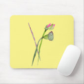 Roze Lotus Zen flower Buddhist Art Muismat (Met muis)