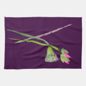 Roze Lotus Zen flower Buddhist Art Theedoek (Horizontaal)