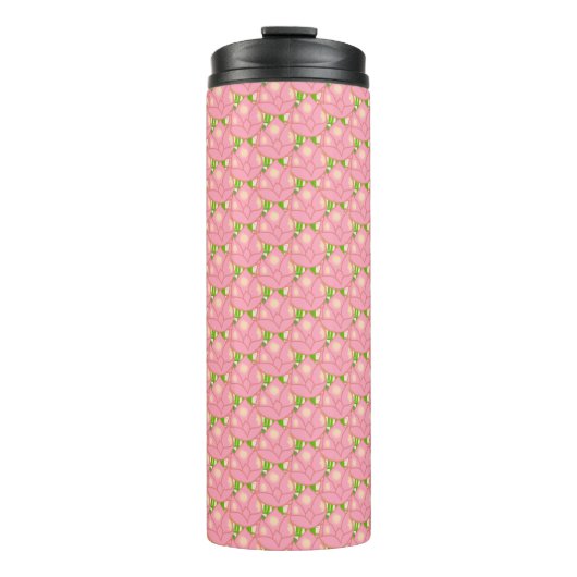 Roze Lotusbloemen Thermosbeker (Voorkant)
