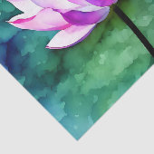 Roze lotusbloemkunst tissuepapier (Detail)