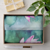 Roze lotusbloemkunst tissuepapier (Geschenk)