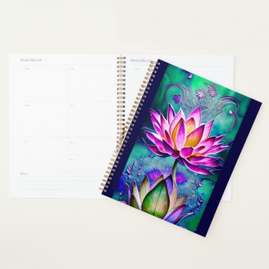 Roze lotusventilatorportret planner (Display)