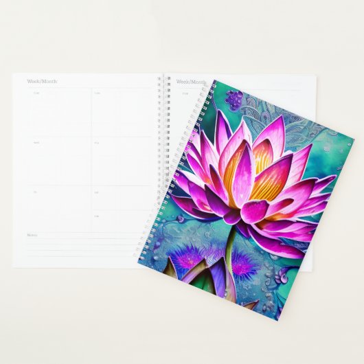 Roze lotusventilatorportret planner (Display)