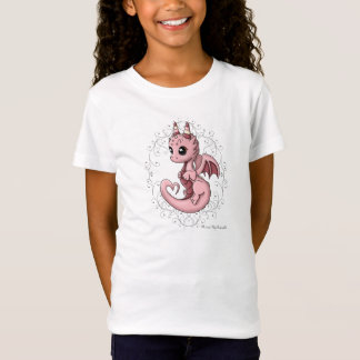 Roze Love Dragon Girl's Shirt