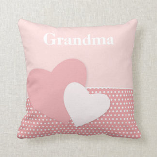 Roze Love Heart Kussen