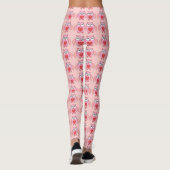 Roze Love Heart Owl Leggings (Achterkant)