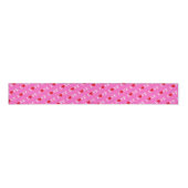 Roze LOVE Moderne afbeelding Grosgrain Lint (Voorkant)