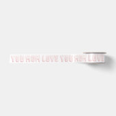 Roze Love You Moeder Harten Moederdag Satijnen Lint (Voorkant)