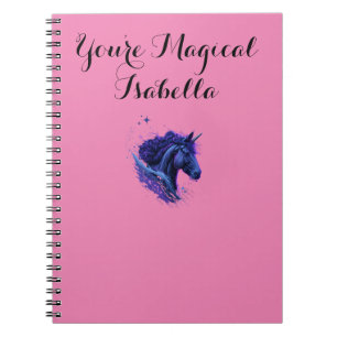 Roze Lover Je bent Magische Eenhoorn Fantasy Naam Notitieboek