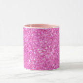 Roze Lovertjes Glans Mok (Midden)
